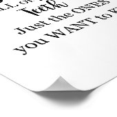 Bathroom Sign Brush your Teeth Poster (Hoek)