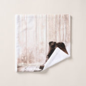 Bathroom Towel Set boots Land western wij Bad Handdoek (Wasdoekje)