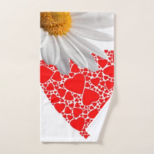 Bathroom Towel Set Valentijnsdag, Daisy Bad Handdoek (Handdoek)