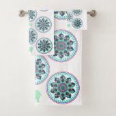 Bathroom Towel sets Elephant Mandala Bad Handdoek (Insitu)