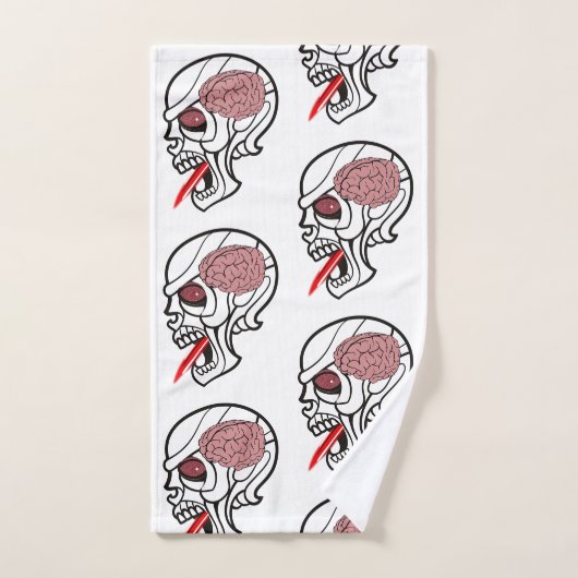 Bathroom Towel sets Halloween, Brain Bad Handdoek (Handdoek)