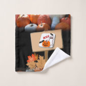 Bathroom Towel sets Halloween, pompoen Bad Handdoek (Wasdoekje)