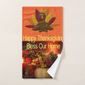 Bathroom Towel Sets Happy Thanksgiving  (Serviette à main)