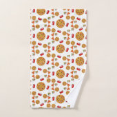 Bathroom Towel sets Pizza Bad Handdoek (Handdoek)