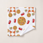 Bathroom Towel sets Pizza Bad Handdoek (Wasdoekje)