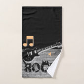Bathroom Towel sets Rock Music Bad Handdoek (Handdoek)