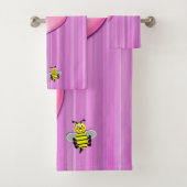 Bathroom Towel sets Valentijnsdag, bijen Bad Handdoek (Insitu)