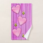 Bathroom Towel sets Valentijnsdag, bijen Bad Handdoek (Handdoek)