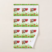 Bathroom Towel sets Valentijnsdag Owl Bad Handdoek (Handdoek)