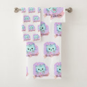 Bathroom Towel Sets Valentine's Day Cat Be Mine Bad Handdoek (Insitu)