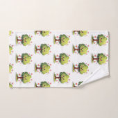 Bathroom Towel Sets Valentine's Day Tree Red Heart (Serviette à main)