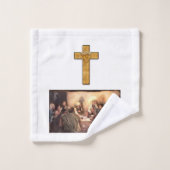 Bathroom Towel stelt Jezus in Bad Handdoek (Wasdoekje)