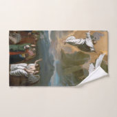 Bathroom Towel stelt Jezus in Bad Handdoek (Handdoek)