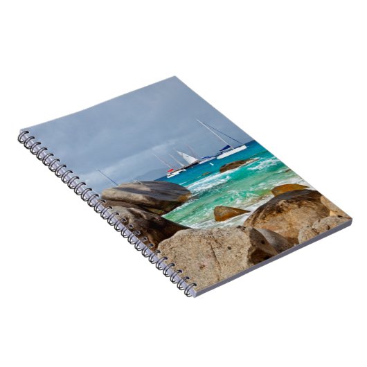 Baths, Virgin Gorda, Britse Maagdeneilanden Notitieboek (Rechterzijde)