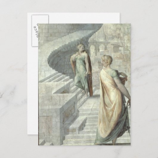 Bathsheba Visiting David, c.1553 Briefkaart (Voorkant / Achterkant)