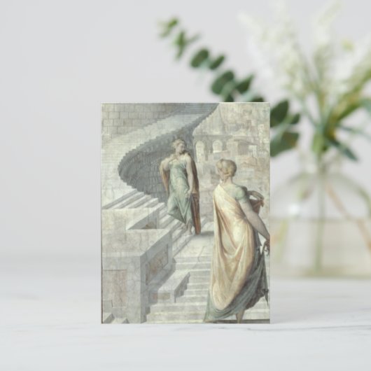 Bathsheba Visiting David, c.1553 Briefkaart (Staand voorkant)