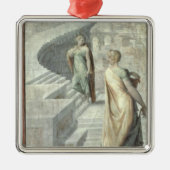 Bathsheba Visiting David, c.1553 Metalen Ornament (Voorkant)