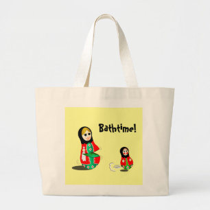 Bathtime! Grote Tote Bag