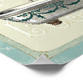 bathtub met spiegelbeeld poster (Hoek)