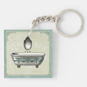  bathtub met spiegelbeeld sleutelhanger (Achterkant)