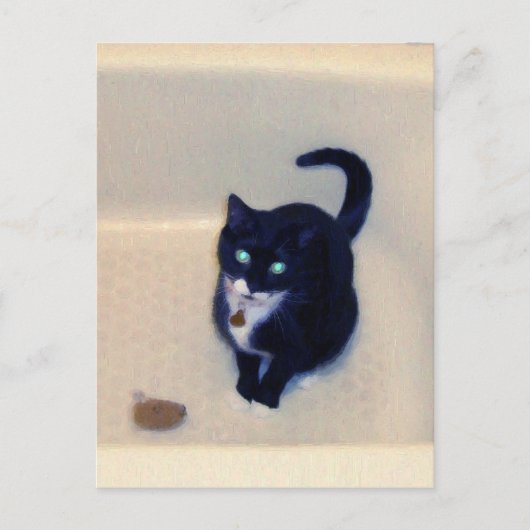 Bathtub Playtime Briefkaart (Voorkant)