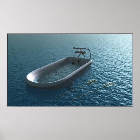 Bathtub Voyage Poster (Voorkant)