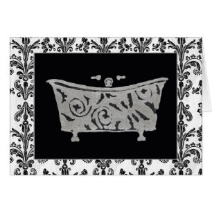 Bathtub, zwart en wit