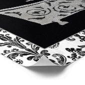 Bathtub, zwart en wit poster (Hoek)