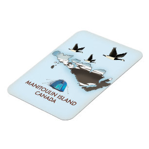 Bathurst Island Canada Reis kaart Magneet