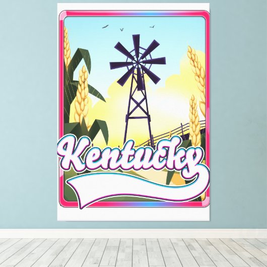 Bathurst Island Canada Reisplattegrond Canvas Afdruk (Insitu (Houten vloer))