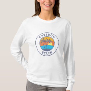 Batibou Beach, Dominica Faded klassieke stijl T-shirt
