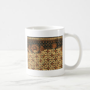 Batik aardse koffieboon Elegant Rustiek Rugged Koffiemok