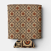 Batik abstract, naadloos textielpatroon. blikjeskoeler (Achterkant)