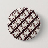 Batik arjuna 02 ronde button 5,7 cm (Voorkant)