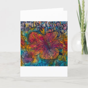 Batik Blank-briefkaart Bedankkaart