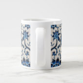 Batik Bleu foncé Beauté Spécialité Mug (Dos)