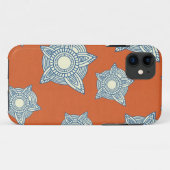 Batik boho chic girale tribale oranje demaspatrone Case-Mate iPhone case (Achterkant (horizontaal))