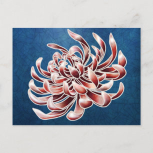 Batik Chrysanthemum Briefkaart