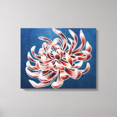 Batik Chrysanthemum Canvas Afdruk (Voorkant)