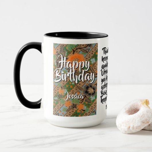 Batik Combo Mug CM01-01 Aries (Avec donut)
