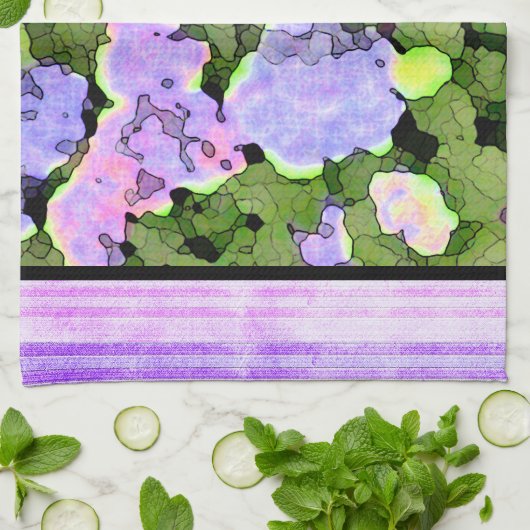 Batik Hydrangeas (Alt) Theedoek (Gevouwen)