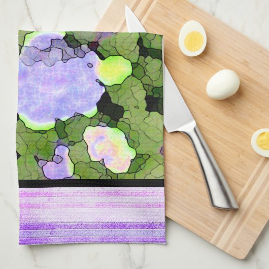 Batik Hydrangeas (Alt) Theedoek (Quarter Fold)