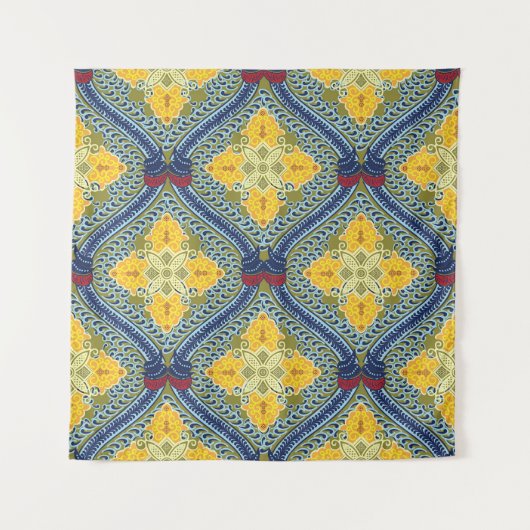 Batik Indonesische Wax-Resist verftechniek Wandkleed (Voorkant)