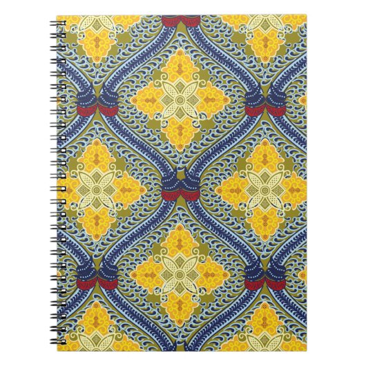 Batik Indonsian: is een techniek van wasweerstands Notitieboek (Voorkant)