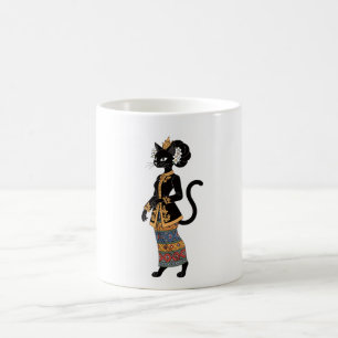 Batik Kat Koningin Traditionele Kunst Mok