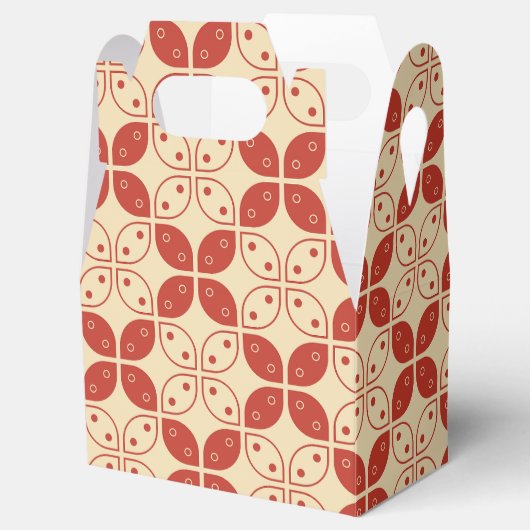 Batik Kawung, Indonesisch patroon, Javaans, etnisc Bedankdoosjes (Geopend)