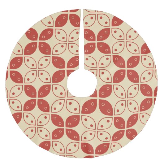 Batik Kawung, Indonesisch patroon, Javaans, etnisc Kerstboom Rok (Voorkant)