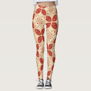 Batik Kawung, Indonesisch patroon, Javaans, etnisc Leggings