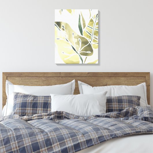 Batik Leaves Canvas Afdruk (Insitu (Slaapkamer))