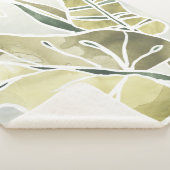 Batik Leaves Sherpa Deken (3/4)